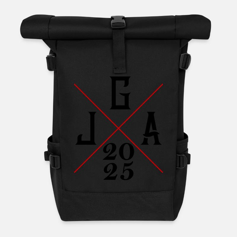 JGA 2025 - Rolltop Rucksack - Schwarz