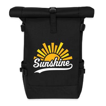 Sunshine - Roll Top Backpack - black - Front