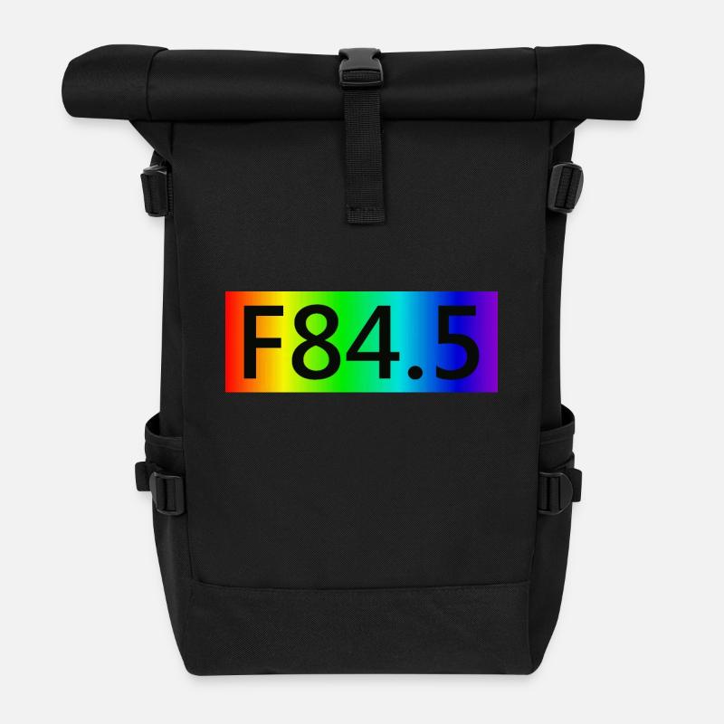 F84.5 - Spektrum - Rolltop Rucksack - Schwarz
