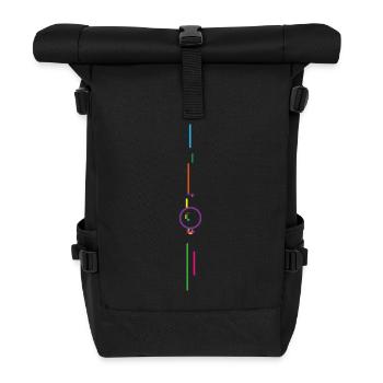 Turmpxl bnt - Sac à dos roll top - noir - Devant