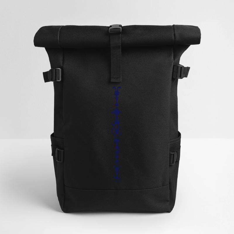 Crop circle - multidimensional human development Roll Top Backpack
