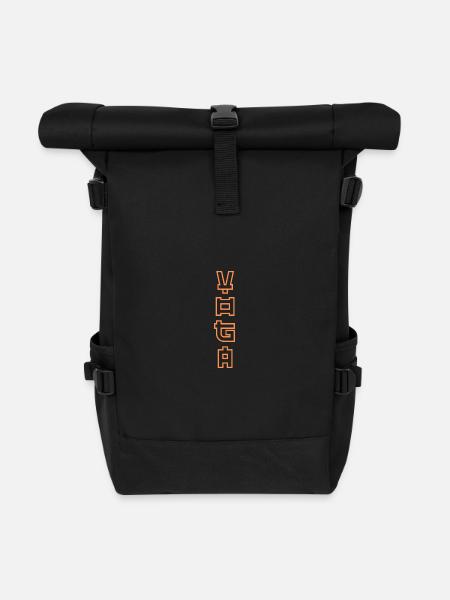 Joga - Rolltop Rucksack - Schwarz