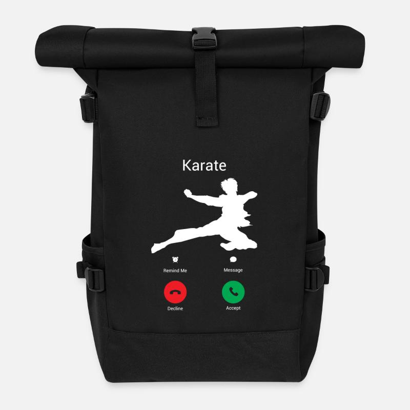 Obtient de Karaté ! - Sac à dos roll top - noir