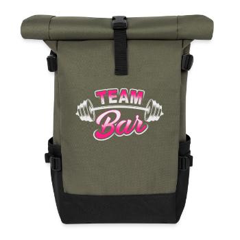 Team Bar - Workout - EN - Roll Top Backpack - olive/black - Front