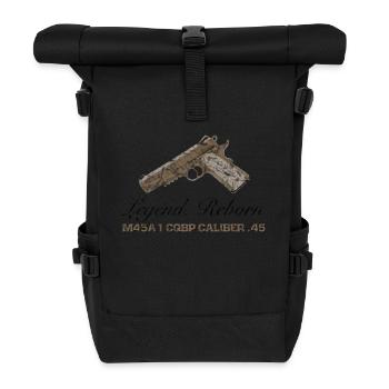 1911 legend reborn - Roll Top Backpack - black - Front