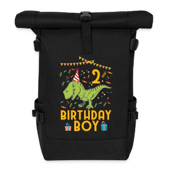 Birthday Boy - 2ème anniversaire - Sac à dos roll top - noir - Devant