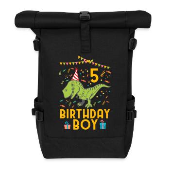 Birthday Boy - 5ème anniversaire - Sac à dos roll top - noir - Devant