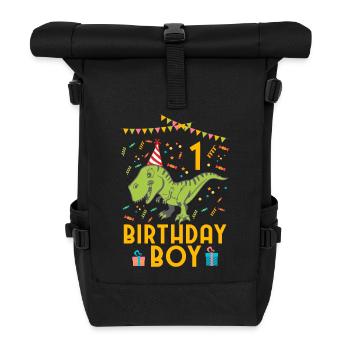 Birthday Boy - 1er anniversaire - Sac à dos roll top - noir - Devant