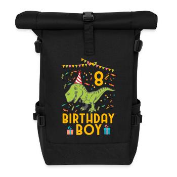 Birthday Boy - 8ème anniversaire - Sac à dos roll top - noir - Devant