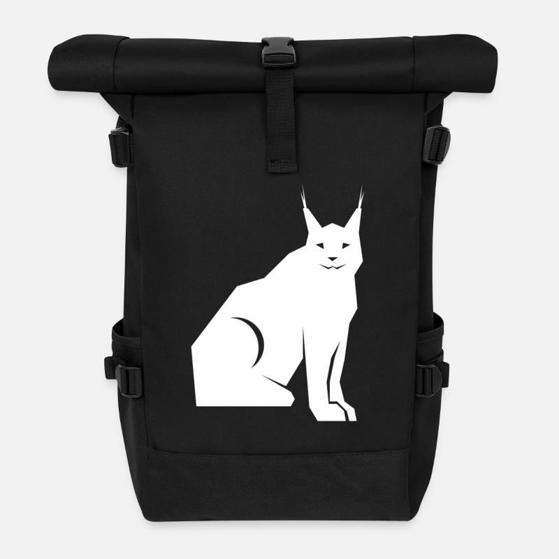 luchs - Rolltop Rucksack - Schwarz
