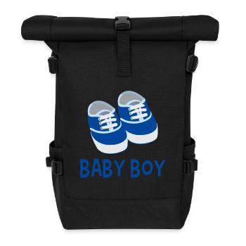 Baby Boy - Rolltop Rucksack - Schwarz - Vorne
