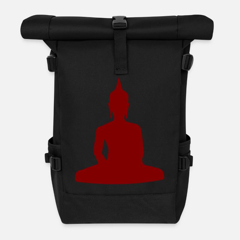 Buddhismus - Rolltop Rucksack - Schwarz