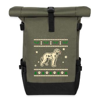 Taigan Weihnachtsgeschenk - Rolltop Rucksack - Olive/Schwarz - Vorne