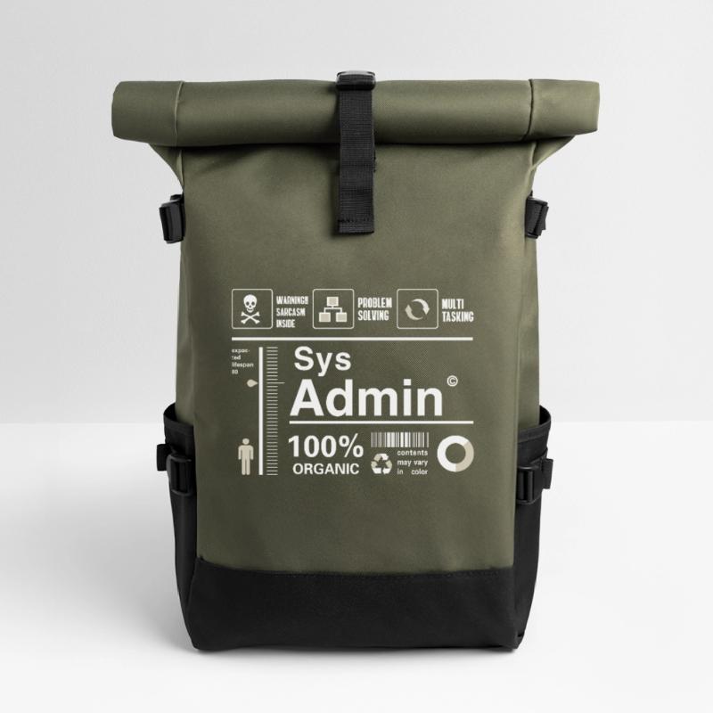 Sys Admin programmier Computer Nerd pc Platine cpu Rolltop Rucksack
