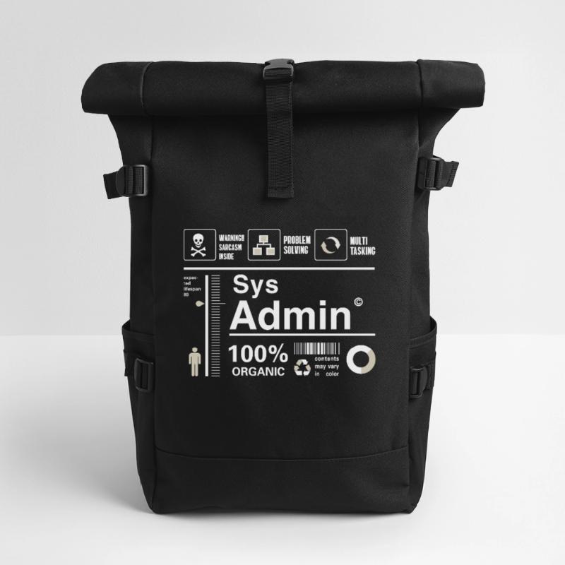 Sys admin programmier Ordinateur Nerd pc Platine cpu Sac à dos roll top