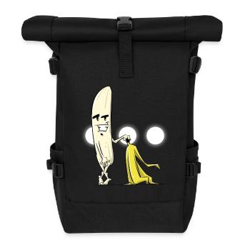 Funny Banana Naked - Roll Top Backpack - black - Front