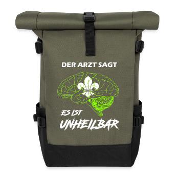 scout - Sac à dos roll top - olive/noir - Devant