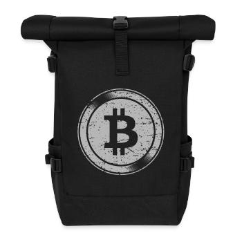 Bitcoin - Roll Top Backpack - black - Front