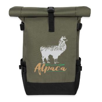 Alpaca - Rolltop Rucksack - Olive/Schwarz - Vorne