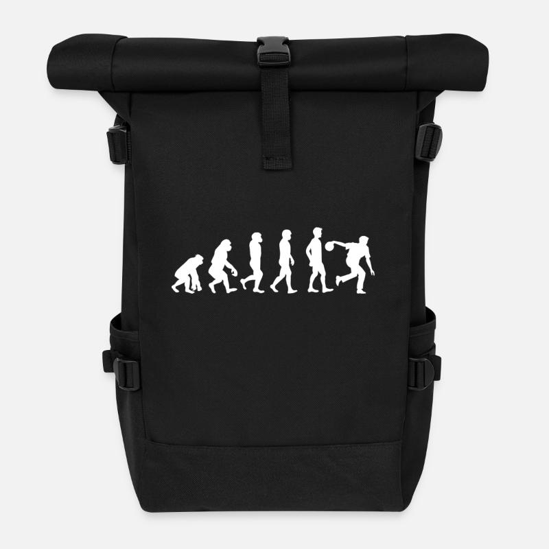 Bowling Evolution - bowling - bowling - cadeau - Sac à dos roll top - noir