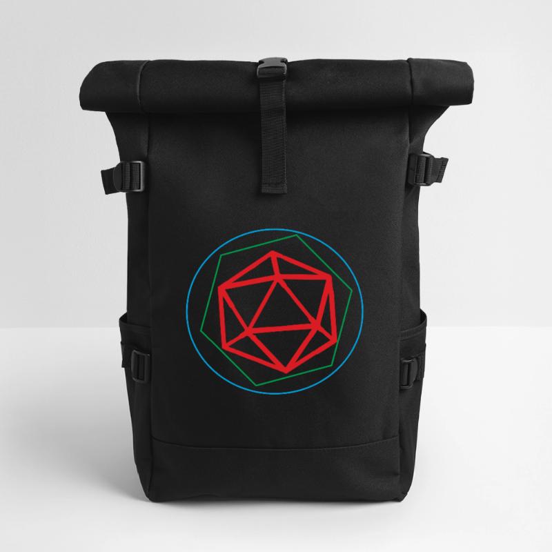 D20 Dice Evolution RPG Jeu Cadeau Sac à dos roll top