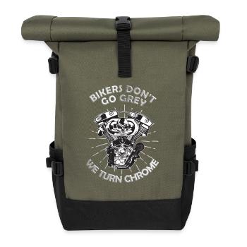 La chemise parfaite pour les motards - Sac à dos roll top - olive/noir - Devant