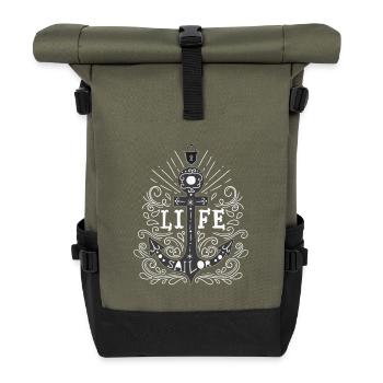 Style de vie Anchor Sailor - Sac à dos roll top - olive/noir - Devant