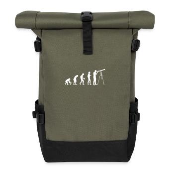 Astrophysicien Tee Evolution Stargazers - Sac à dos roll top - olive/noir - Devant