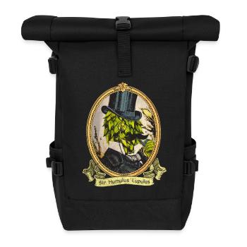 Hopfen Sir - Rolltop Rucksack - Schwarz - Vorne