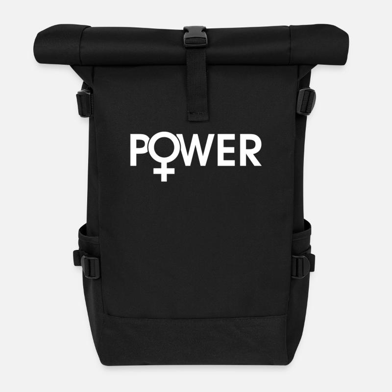 Power, Women's Power, JGA - Roll Top Backpack - black