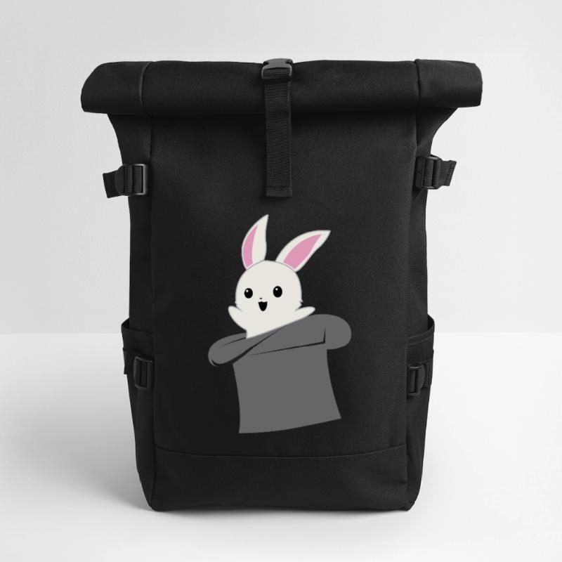 Magic Hat - Magic - Magic - Magician - Magic Hat Roll Top Backpack