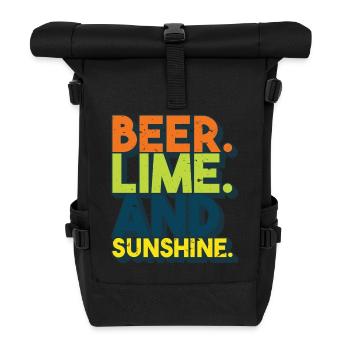 Bonne bière - Sac à dos roll top - noir - Devant