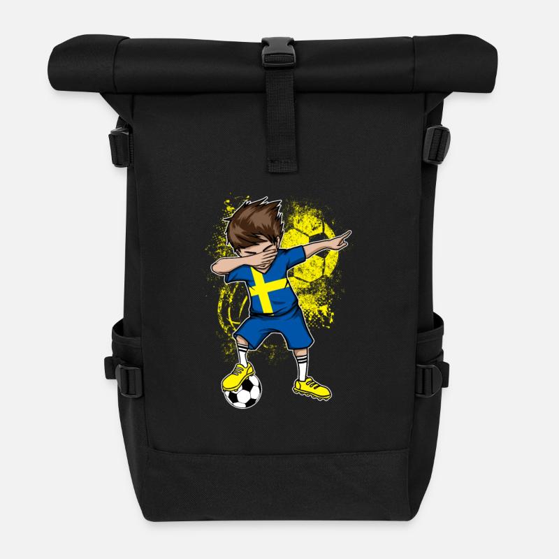 Équipe nationale de la  en Suède - Sac à dos roll top - noir