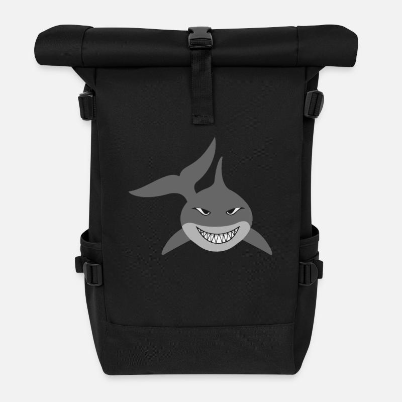 Hai - Rolltop Rucksack - Schwarz