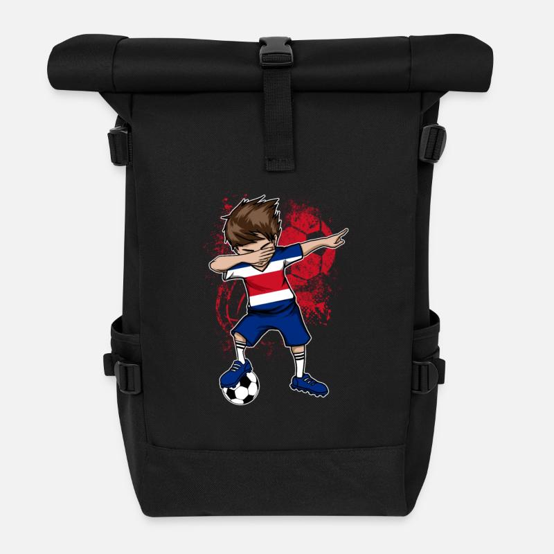 de l'équipe nationale du COSTA RICA - Sac à dos roll top - noir