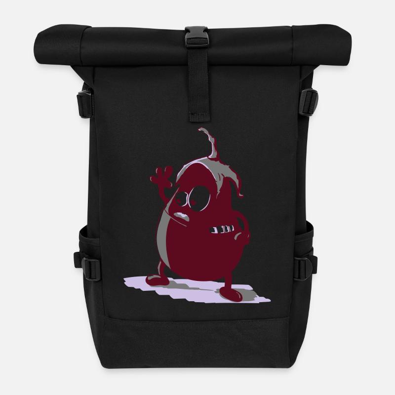 Matschkopf - Rolltop Rucksack - Schwarz