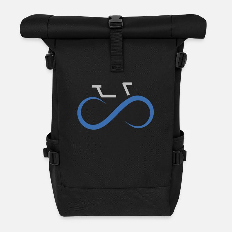 Vélo de route Vélo Infinity Vélo VTT - Sac à dos roll top - noir