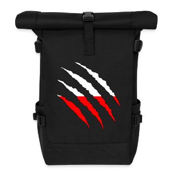 Poland Polska Football Fan Shirt World Cup jersey gift - Roll Top Backpack - black - Front