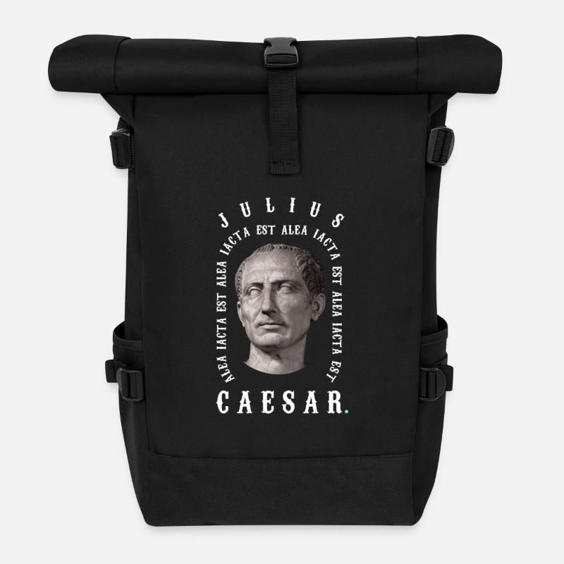 Julius Cäsar - Rolltop Rucksack - Schwarz