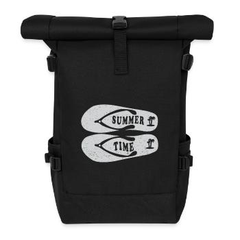 Summer Time Summer Vacances Flip Flop - Sac à dos roll top - noir - Devant