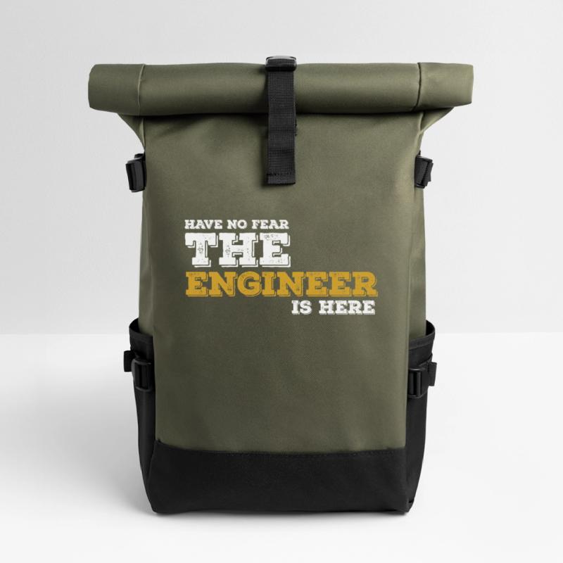 Engineer engineer technician gift idea Roll Top Backpack