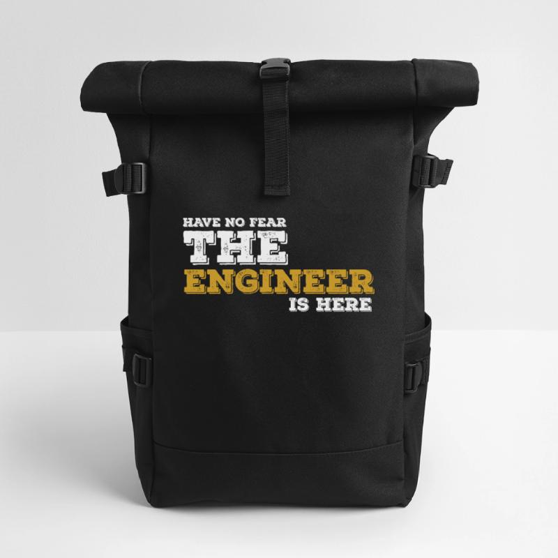 Engineer engineer technician gift idea Roll Top Backpack