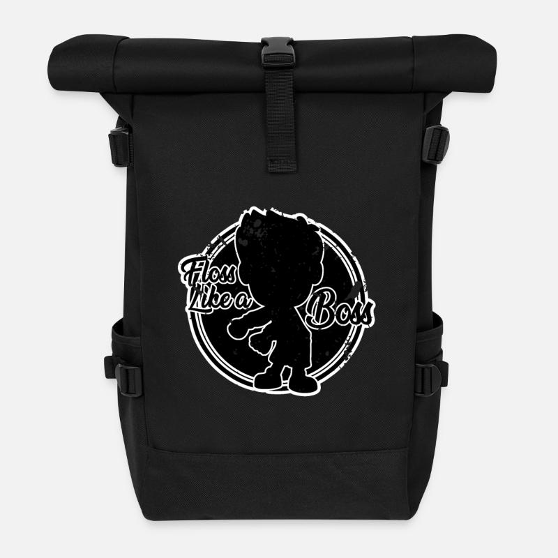 Zahnseidentanz - Rolltop Rucksack - Schwarz