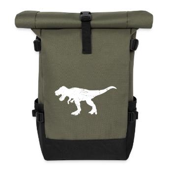 T-Rex - Roll Top Backpack - olive/black - Front