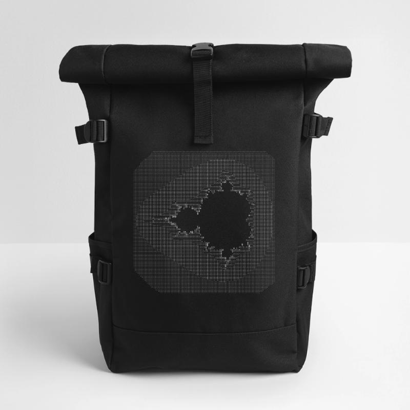nerd mandelbrot ascii code programmeur pc hacker IT Sac à dos roll top
