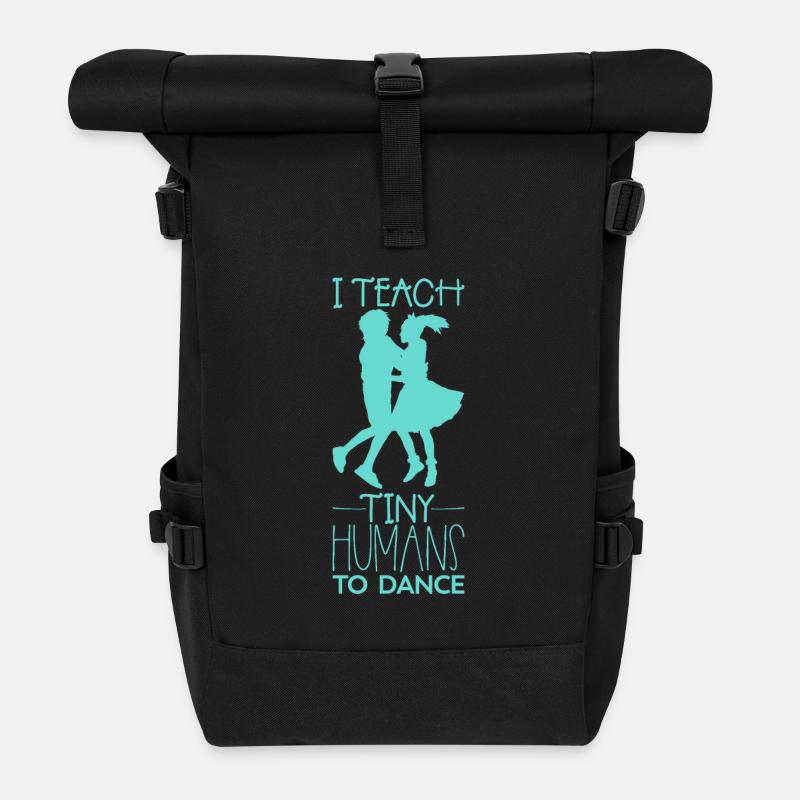 professeur de danse - Sac à dos roll top - noir
