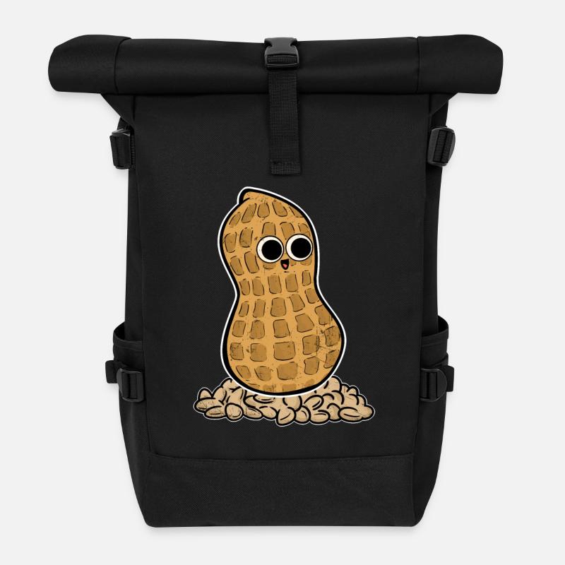 Cacahuètes Cacahuètes Enfant Enfants Bébé - Sac à dos roll top - noir