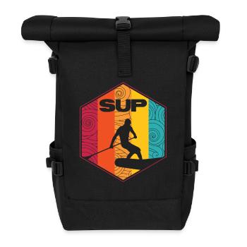 SUP - Rolltop Rucksack - Schwarz - Vorne