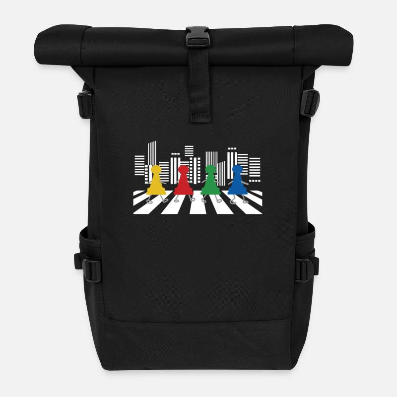 Brettspiele Shirt Der Weg zum Sieg - Rolltop Rucksack - Schwarz