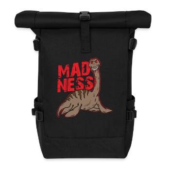 Loch Ness Monster Nessi Madness - Rolltop Rucksack - Schwarz - Vorne